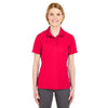 UltraClub Women's Red Cool & Dry Mesh Pique Polo