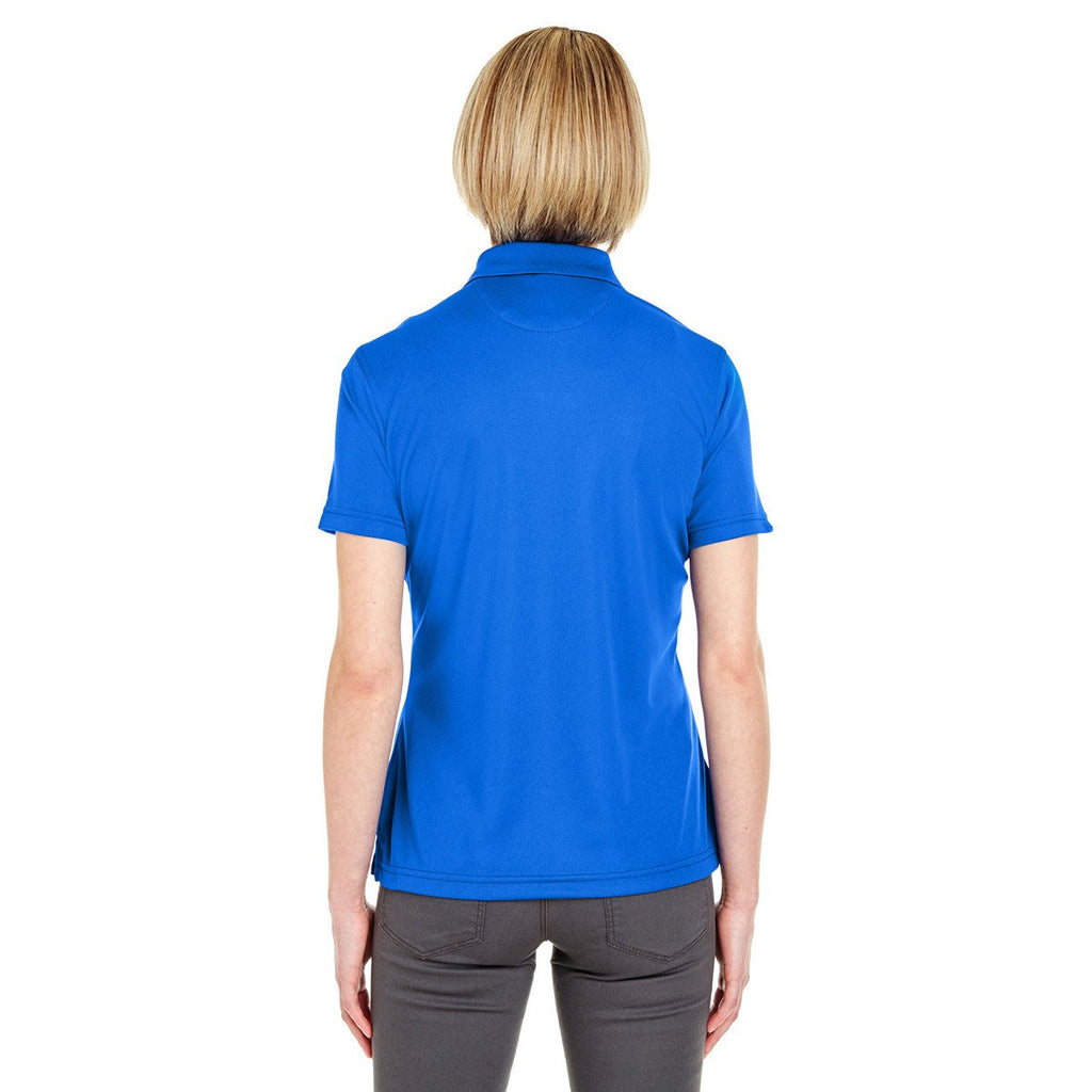 UltraClub Women's Royal Cool & Dry Mesh Pique Polo