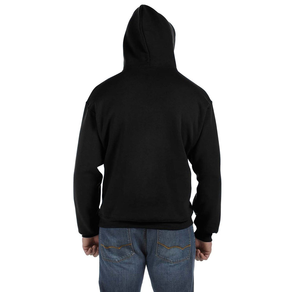 Fruit of the Loom Men's Black 12 oz. Supercotton Pullover Hood