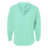 J. America Women's Mint Hooded Game Day Jersey T-Shirt