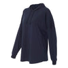 J. America Women's Navy Hooded Game Day Jersey T-Shirt