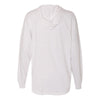 J. America Women's White Hooded Game Day Jersey T-Shirt
