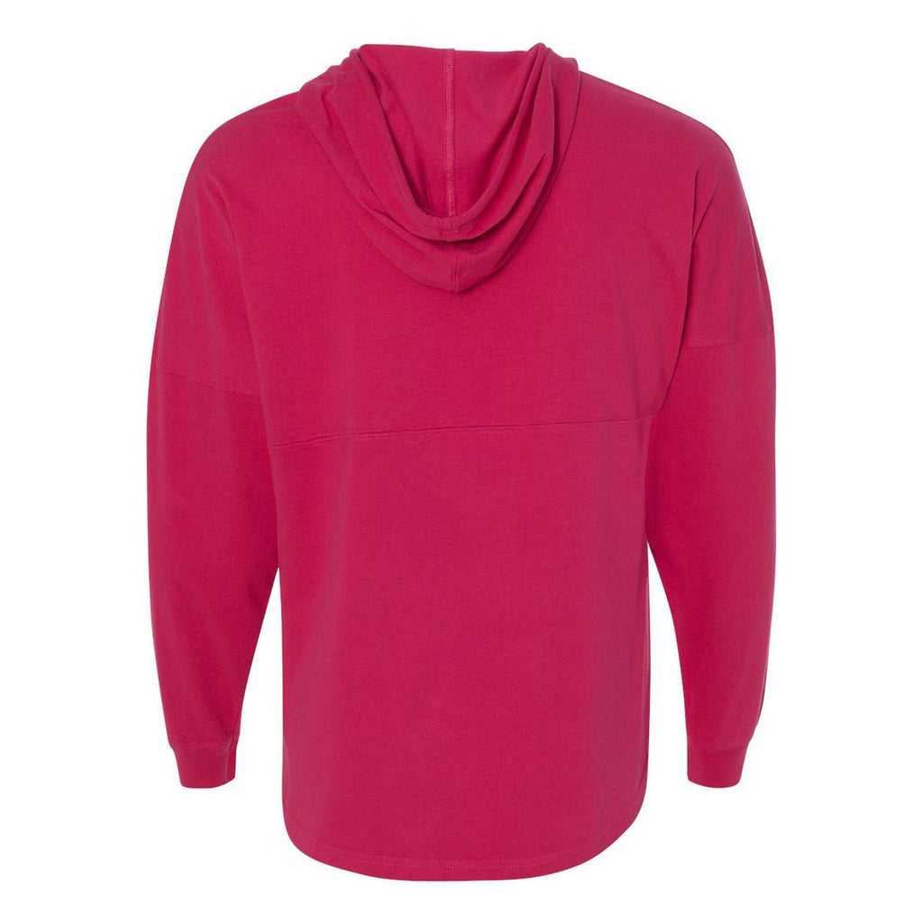 J. America Women's Wildberry Hooded Game Day Jersey T-Shirt