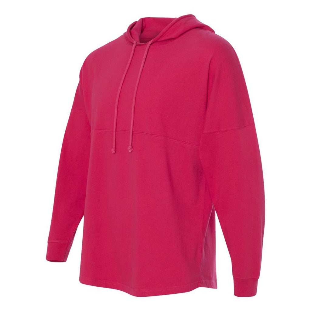 J. America Women's Wildberry Hooded Game Day Jersey T-Shirt