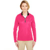 UltraClub Women's Heliconia Cool & Dry Sport Quarter-Zip Pullover