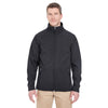 UltraClub Men's Black Soft Shell Jacket