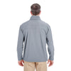 UltraClub Men's Medium Grey Ripstop Soft Shell Jacket with Cadet Collar