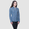 KUHL Women's Denim Blue Kiley Long Sleeve