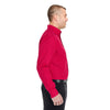 UltraClub Men's Red Performance Poplin
