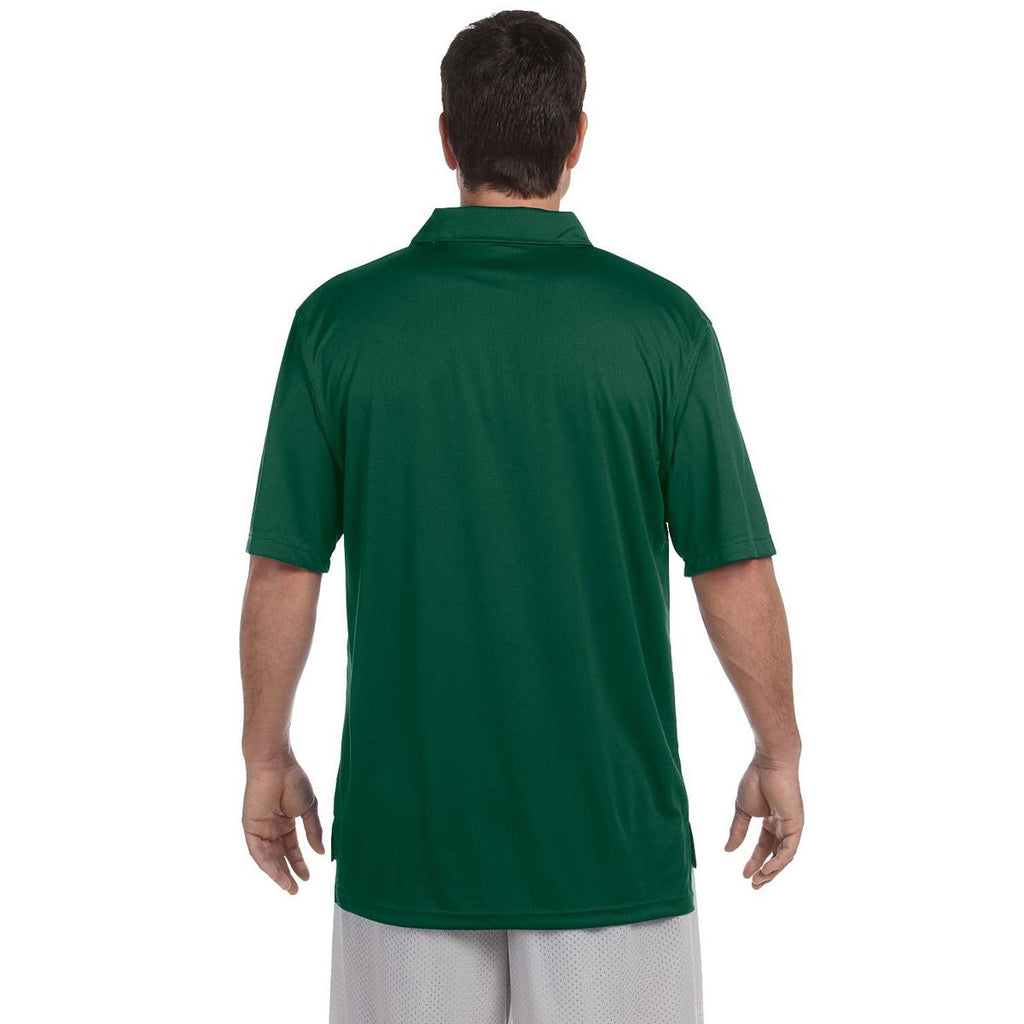 Russell Athletic Men's Dark Green Team Essential Polo