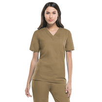 Dickies Unisex Dark Khaki EDS Signature V-Neck Top