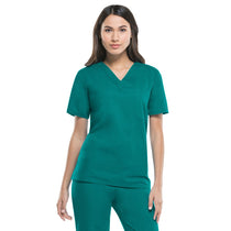 Dickies Unisex Teal Blue EDS Signature V-Neck Top