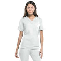 Dickies Unisex White EDS Signature V-Neck Top