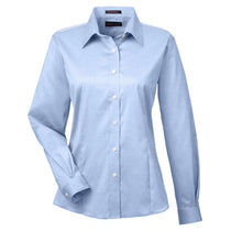UltraClub Women's Blue Non-Iron Pinpoint