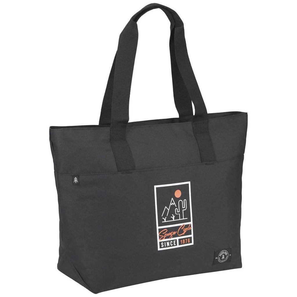 Parkland Black Fairview Zippered Computer Tote