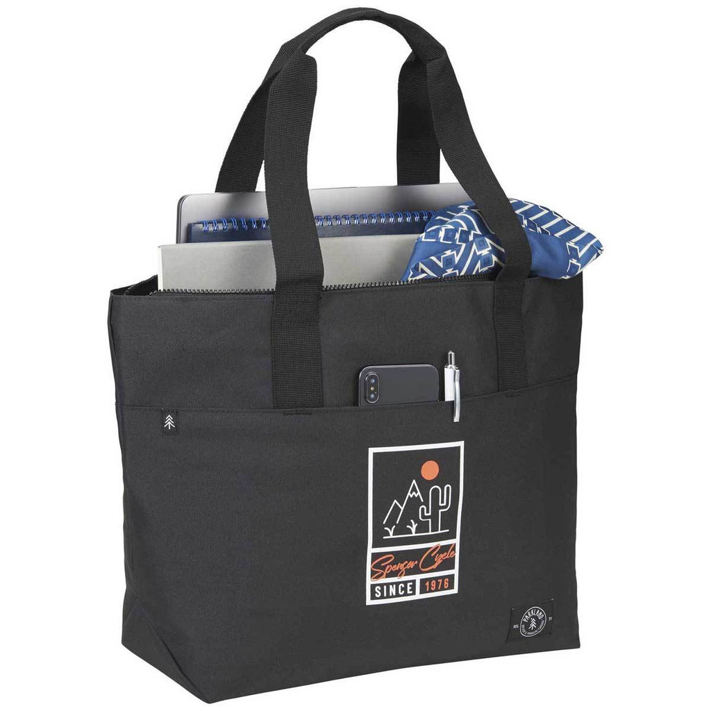Parkland Black Fairview Zippered Computer Tote
