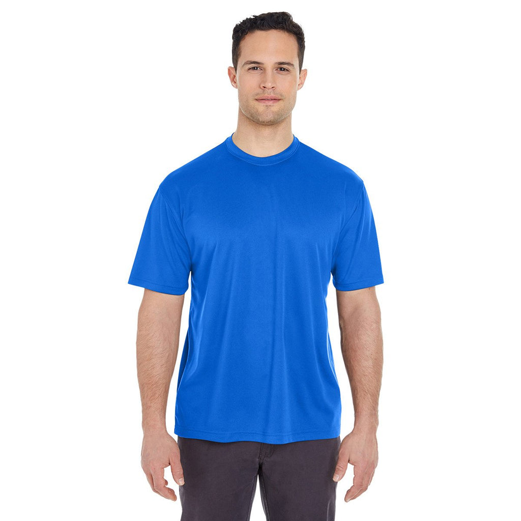 UltraClub Men's Royal Cool & Dry Sport T-Shirt