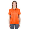 UltraClub Women's Orange Cool & Dry Sport Polo