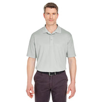 UltraClub Men's Grey Tall Cool & Dry Sport Polo