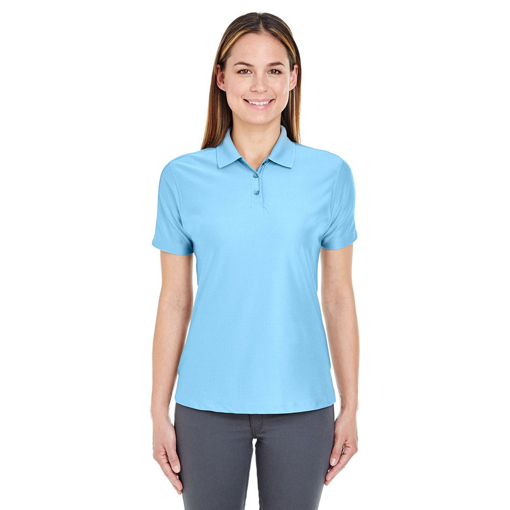 UltraClub Women's Columbia Blue Cool & Dry Elite Performance Polo