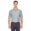 UltraClub Men's Grey Cool & Dry Elite Performance Polo