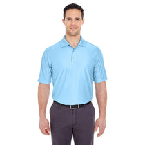 UltraClub Men's Columbia Blue Tall Cool & Dry Elite Performance Polo