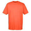 UltraClub Men's Orange Cool & Dry Sport Performance Interlock T-Shirt