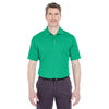 UltraClub Men's Kelly Cool & Dry Sport Performance Interlock Polo