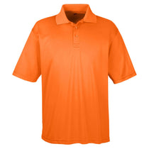 UltraClub Men's Orange Cool & Dry Sport Performance Interlock Polo