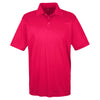 UltraClub Men's Red Cool & Dry Sport Performance Interlock Polo
