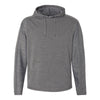 J. America Men's Charcoal Heather Omega Stretch Terry Hooded Pullover