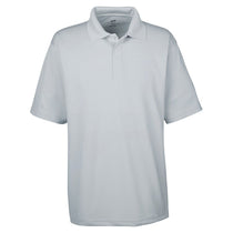 UltraClub Men's Silver Cool & Dry Stain-Release Performance Polo