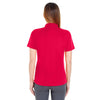 UltraClub Women's Red Cool & Dry Stain-Release Performance Polo