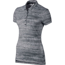 Nike Women's Black Precision Zebra Print Polo