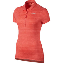 Nike Women's Max Orange Precision Zebra Print Polo