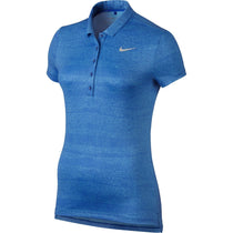Nike Women's Paramount Blue Precision Zebra Print Polo
