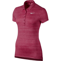 Nike Women's True Berry Precision Zebra Print Polo
