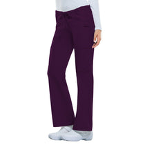 Dickies Women's Eggplant EDS Signature Low-Rise Drawstring Cargo Pant