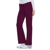 Dickies Women's Wine EDS Signature Low-Rise Drawstring Cargo Pant
