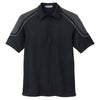 Extreme Men's Black Edry Colorblock Polo
