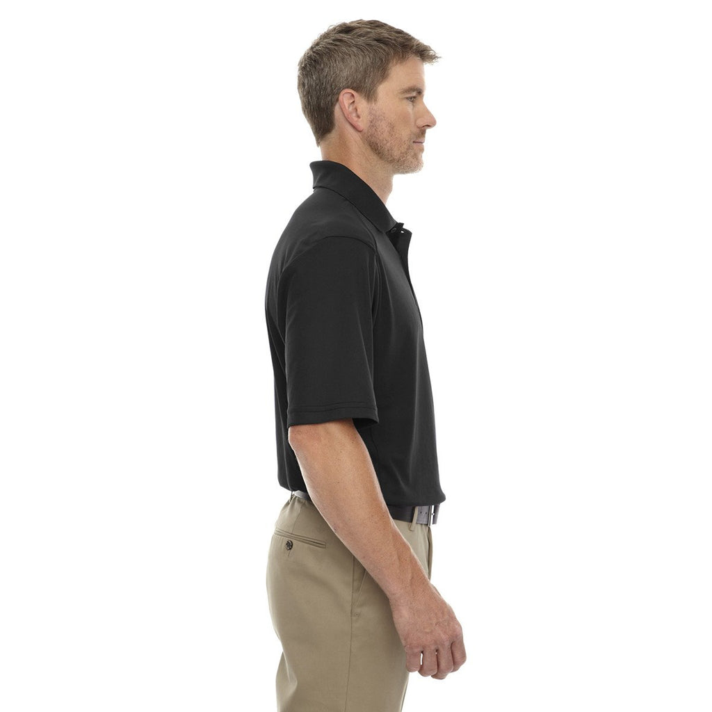 Extreme Men's Black Eperformance Shield Snag Protection Short-Sleeve Polo