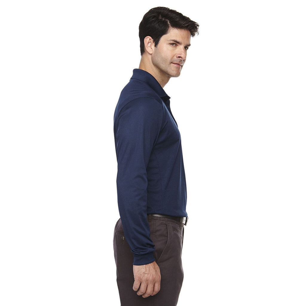 Extreme Men's Classic Navy Eperformance Snag Protection Long-Sleeve Polo