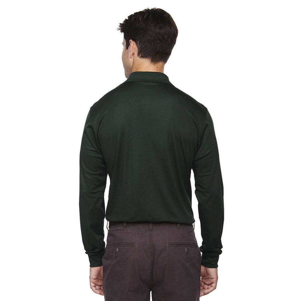 Extreme Men's Forest Green Eperformance Snag Protection Long-Sleeve Polo