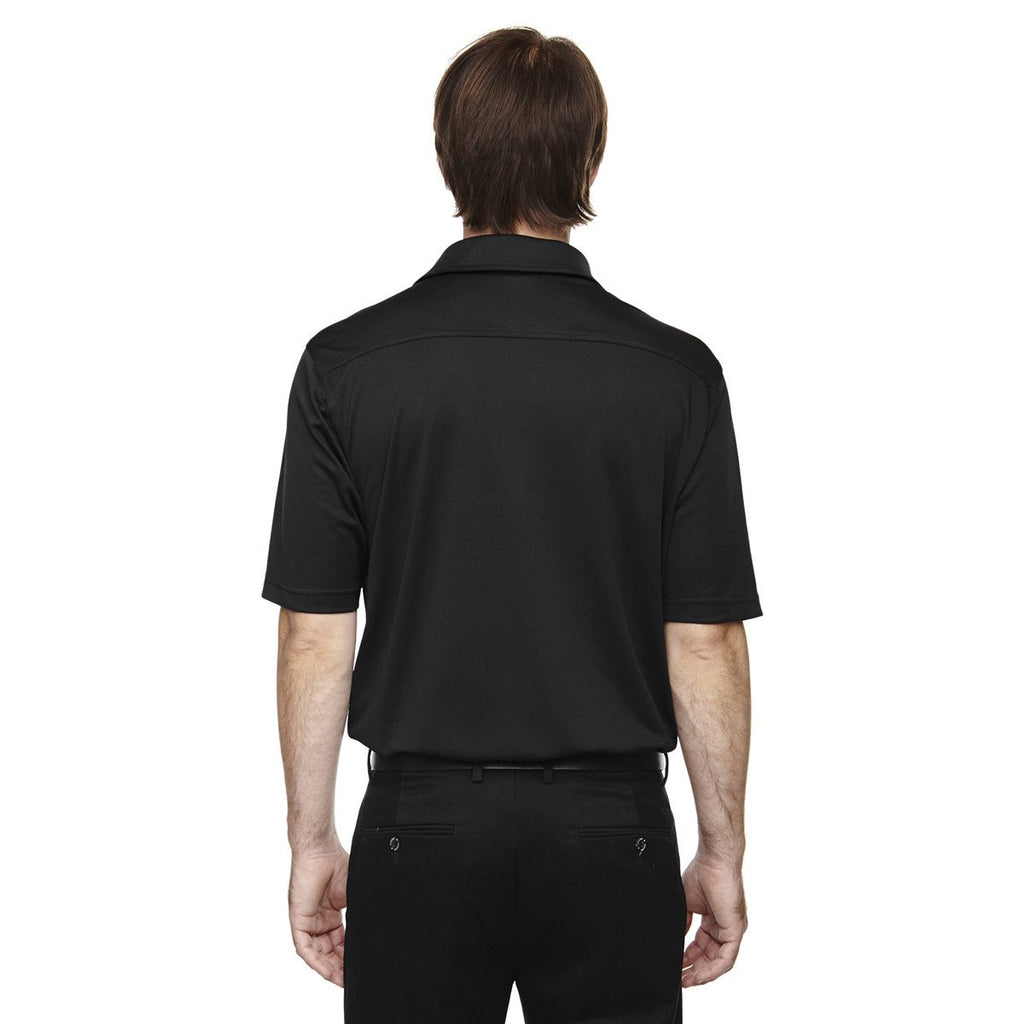 Extreme Men's Black Tall Eperformance Snag Protection Plus Polo