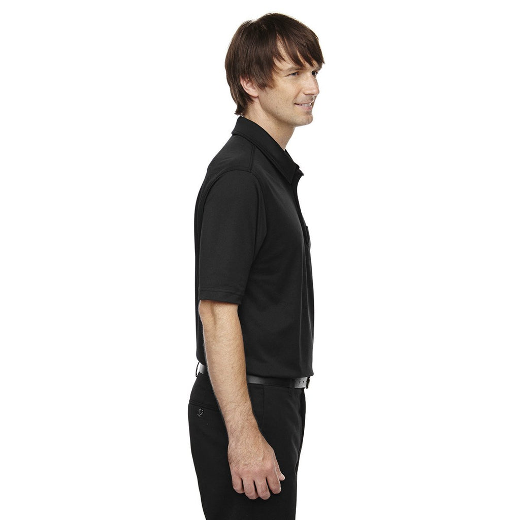 Extreme Men's Black Tall Eperformance Snag Protection Plus Polo