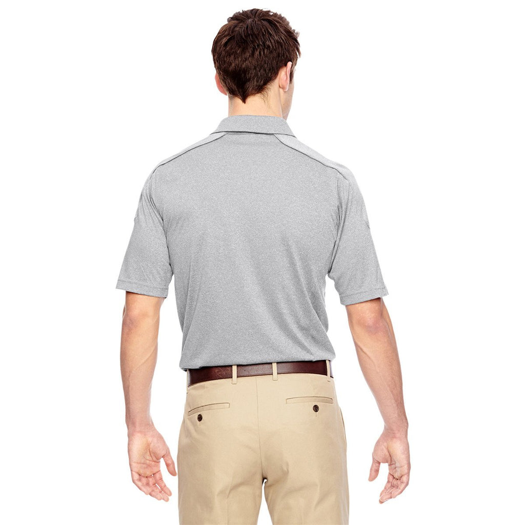 Extreme Men's Light Grey Eperformance Fluid Melange Polo