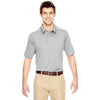 Extreme Men's Light Grey Eperformance Fluid Melange Polo
