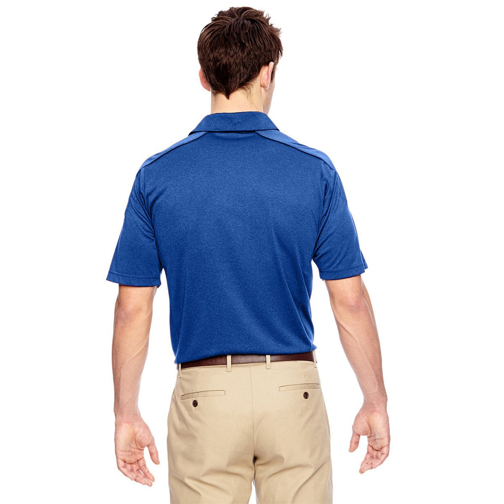 Extreme Men's Nautical Blue Eperformance Fluid Melange Polo