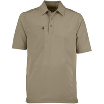 North End Men's Stone Excursion Crosscheck Performance Woven Polo