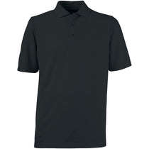 North End Men's Black Excursion Nomad Performance Waffle Polo
